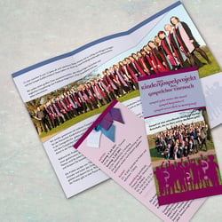 Flyer für einen Gospelchor