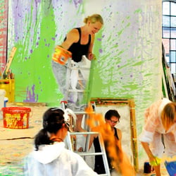 Action Painting Teambuildung Event