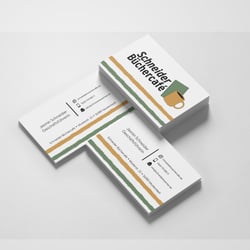 „Büchercafé Schneider“ Visitenkarte Mockup
