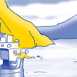 In den Fjord