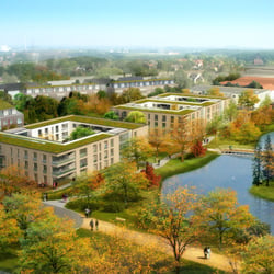 Rendering-Stadt