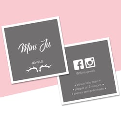 Visitenkarten für einen Schmuckdesigner