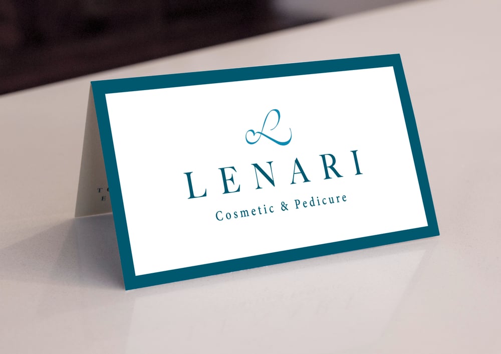 Logo auf der Visitenkarte
