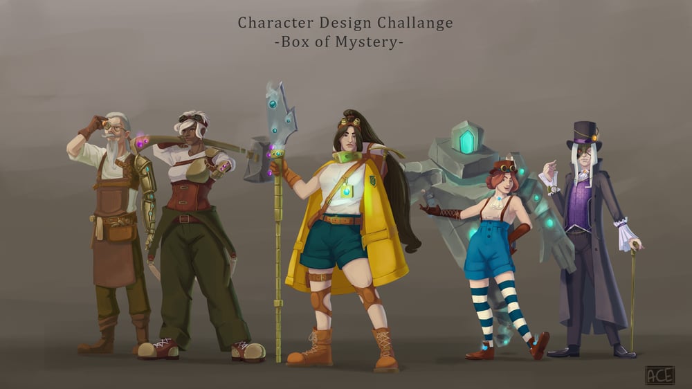Box of Mystery Character Design