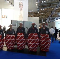 Der Messestand und die „echten“ Mamuschkas