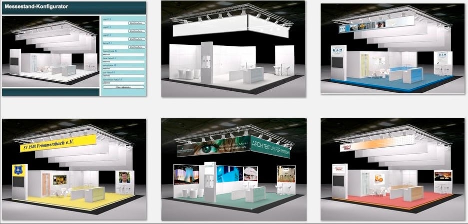 Messestand Design Konfigurator