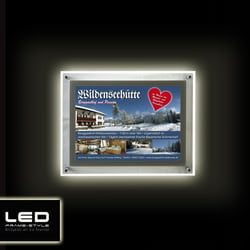 LED-Frame-Style mit Anzeigenbeispiel