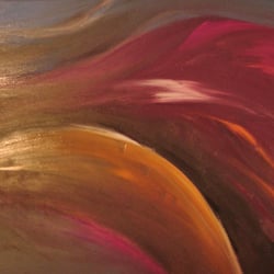 Acryl auf Leinwand, ca. 115 × 75 cm
