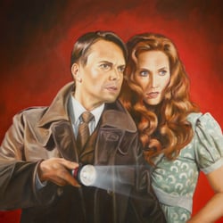 Illustration für Theaterplakat