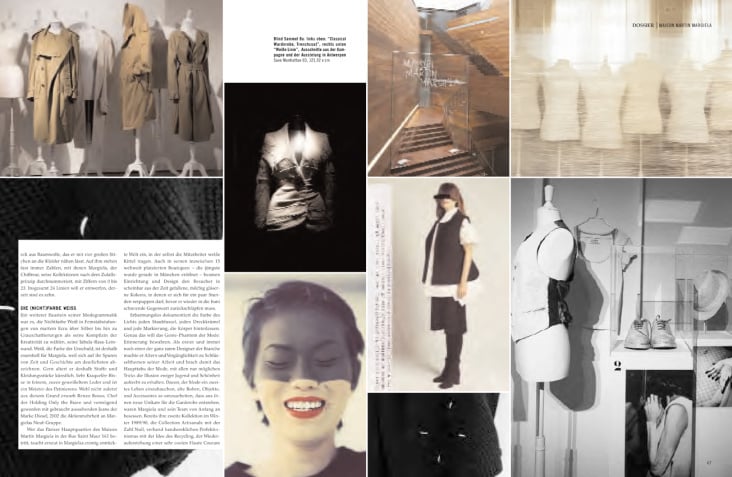 Artinvestor, Fashionausgabe, Portrait MMM Folgeseite