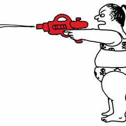 Terror im Freibad  (taz, Juli 2015)