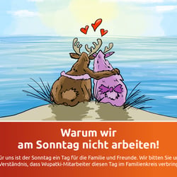 Sonntag frei