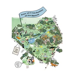 Illustration Landkarte