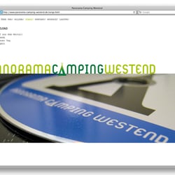 Website Panorama Camping Westend