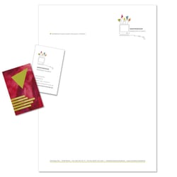 Geschäftspapiere Grafikdesign Annedore Schmidt