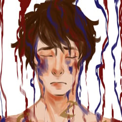 Colorful bruises