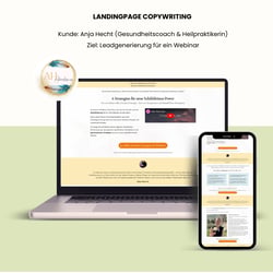 Landingpage Anja Hecht (Coaching & Kurse)