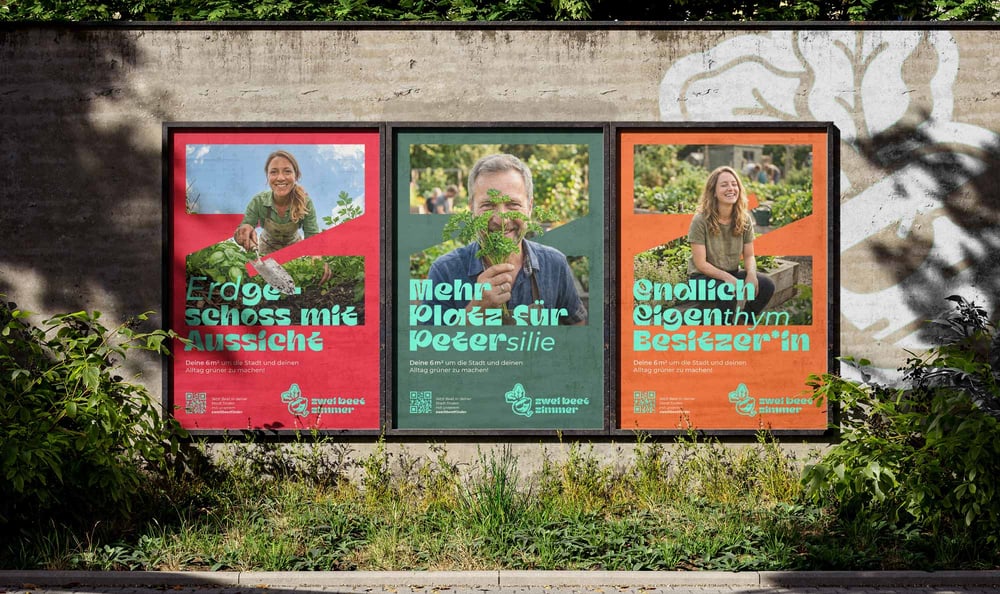 Zwei Beet Zimmer – Brand Design für ein urbanes Gartenkonzept