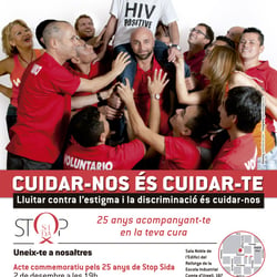 Solidaritätsposter – Kampagne für Stop Sida, Barcelona
