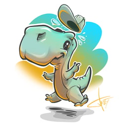 Dino-Illustration