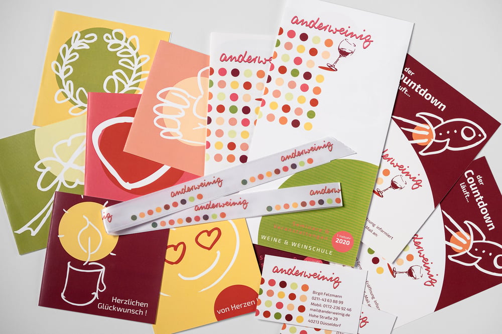 Geschäftsausstattung – Wein-Einzelhandel – Logo & Corporate Design