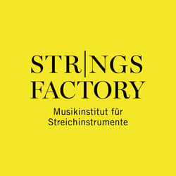 CI für die Strings Factory | Musikinstitut für Streichinstrumente – Logo