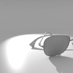 Sonnenbrille Wireframe