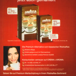 Werbung für Lavazza Deutschland