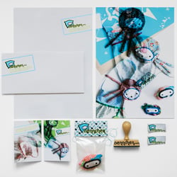 Corporate Design für mein Label aennchen (Taschen, Anstecker, Accessoires...)