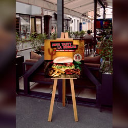 Aufsteller für Restaurant