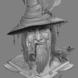 Wizard drawing