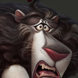 Löwe Closeup