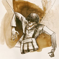 Gefallener Soldat
