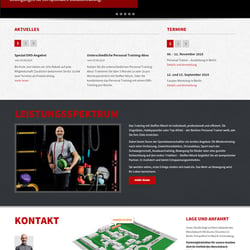 Webdesign für Personal Trainer Steffen Nitsch / Berlin