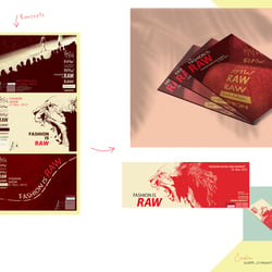 Printserie „Fashion is RAW“