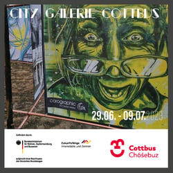 Cottbus  Die begehbare Innenstadt-Galerie mit Gemälden von Carolyn Mielke