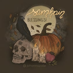 Samhain Grußkarte