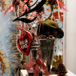 schaufenster weihnachten | elsass | in den galeries lafayette