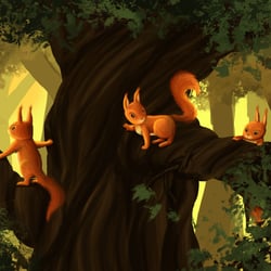 Curious Squirrels