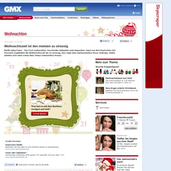 GMX – Adventskalender 2012 – geöffnetes Fenster