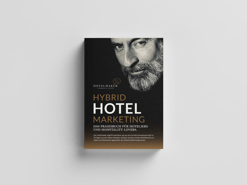 Buchgestaltung – Hybrid Hotelmarketing
