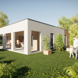 Pinienweg Gartenseite