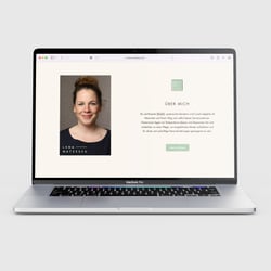 Webseite „Über mich“
