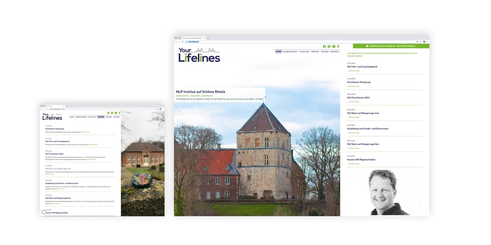 Internetpräsenz Your Lifelines NLP Institut