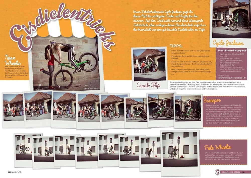WOMB Fahrtechnik Eisdielentricks