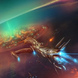 „Kampf um Kenlyn“ von Dane Rahlmeyer, Coverillustration