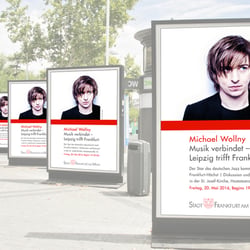 Plakate für Stadt Frankfurt