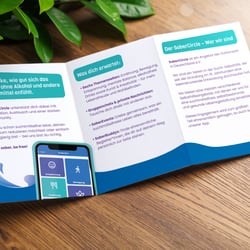 WERBEMATERIAL // App SoberCircle Guttempler in Deutschland e. V.