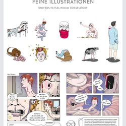 Illustration für das Universitätsklinikum Düsseldorf