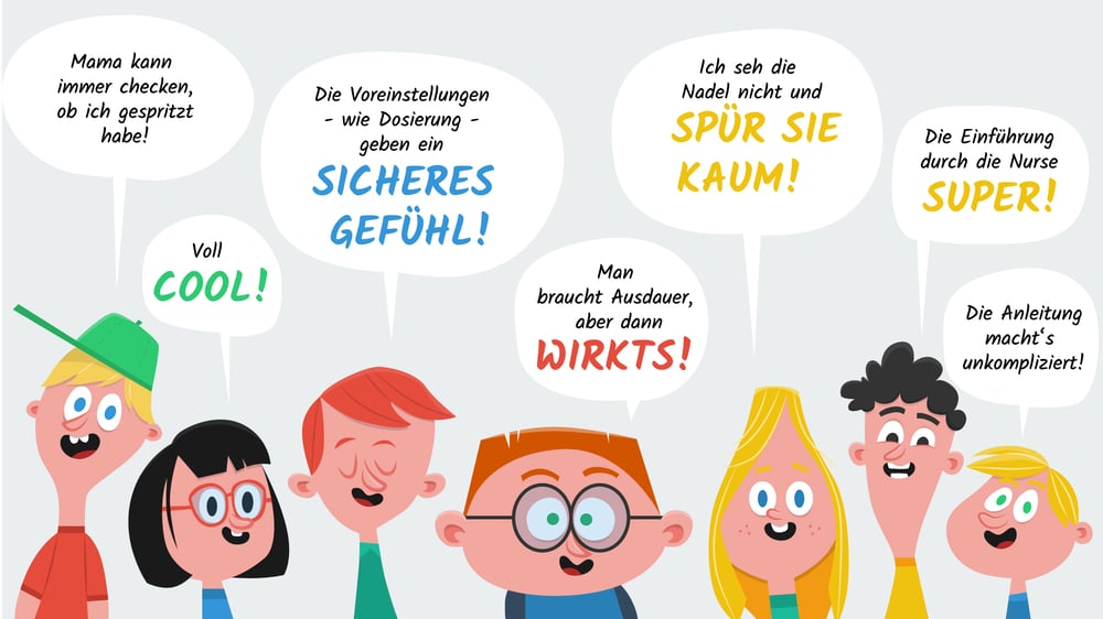 Illustrationen für Kinder – Wachstumshormon